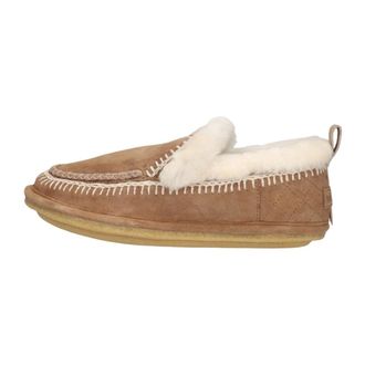 Laidbacklondon Schoenen, Dames, Bruin, 36 EU, Su&egrave;de, Jude Slipper Crochet