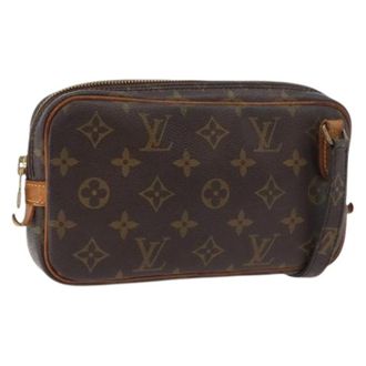 Louis Vuitton Pre-owned Cross Body Bags, female, Brown, Size: ONE SIZE Pre-owned Vintage Monogram Shoulder Bag