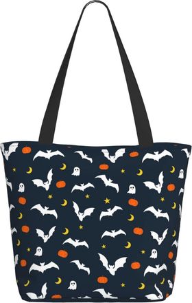 AOOEDM Halloween Moon And Goth Bats Ladies Shopping Bag 13x11x7in.The Perfect ValentineS Day Gift.It Is The Best ValentineS Day Gift For Mom, Daughter, Wife,