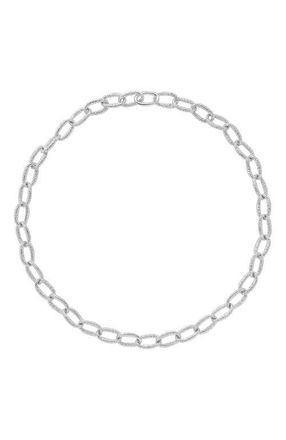 Lucy Quartermaine Hula Linked Necklace in Sterling Silver at Nordstrom, Size 18