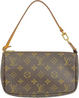 Louis Vuitton Brown Pouch (Pre-Owned)