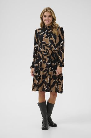 Kaffe Jurk KAlinda Loose fit black brown