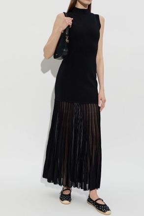 Michael Michael Kors Sleeveless Dress, Womens, Black