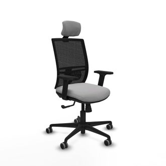 Piqueras y Crespo Silla Oficina Piqueras Y Crespo Yunquera Negro Reposabrazos Ajustables