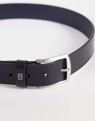 Tommy Hilfiger Denton - Cintura color blu navy
