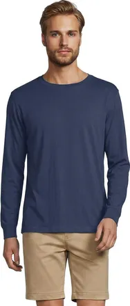 Lands End Super-T Long Sleeve T-Shirt in Nightfall Blue at Nordstrom, Size Xx-Large