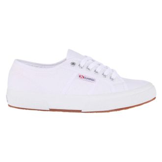 Superga Sneakers, male, White, 13 UK, Classic White Canvas Lace-Up Trainers