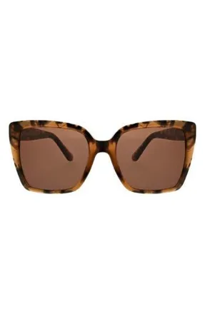 Oscar De La Renta 52mm Butterfly Sunglasses in Taupe Demi at Nordstrom Rack