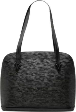 Louis Vuitton Pre-owned Shoulder Bags, female, Black, Size: ONE SIZE Pre-owned Lussac Shoulder Bag