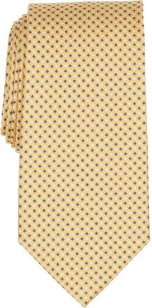 Brooks Brothers Neat Dot & Square Silk Blend Tie in Yellow at Nordstrom Rack