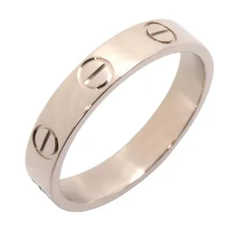 Cartier Silver White Gold (18K) Band Ring (Pre-Owned)