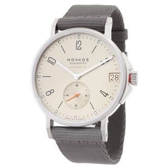 NOMOS Glash&uuml;tte Ahoi Neomatik 38 Date Sand Dial Automatic Watch 517