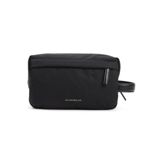 Givenchy Black Polyamide Wash Bag-Uomo