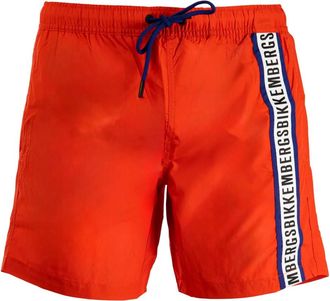 Dirk Bikkembergs Heren Trendy Strand Boxershorts - Heren - Strandmode - Oranje - 2XL - Nylon - Badmode