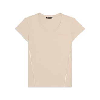 Freddy T-shirt Manica Corta con Logo FREDDY e Inserti Elastici