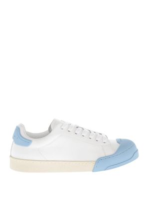 Marni White Low Leather Sneakers