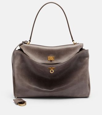 Balenciaga Rodeo Medium leather top-handle bag