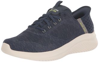 Skechers Mens Ultra Flex 3.0 New Arc Slip-in Sneaker, Navy, 7 US