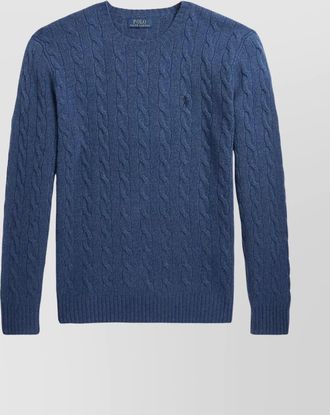 Polo Ralph Lauren cable-knit wool-cashmere crewneck jumper