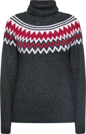 Usha Gebreide trui Dames Zwart Veelkleurig