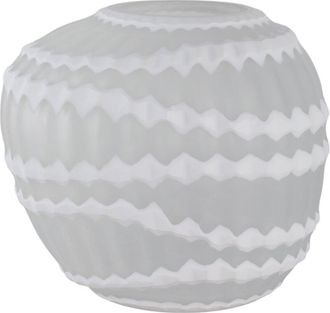 Sagebrook Home 12In Warwick Small Carved Glass Vase