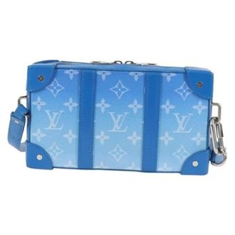 Louis Vuitton Pre-owned Soft trunk wallet - Dames - Pre-owned - Blauw - Maat: ONE Size
