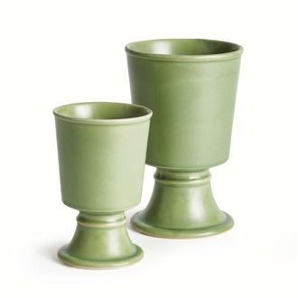 Napa Home & Garden KELCY FOOTED CACHEPOTS Set of 2 in Green at Nordstrom