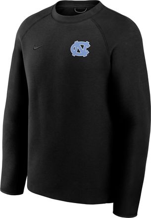 Nike Mens North Carolina Tech Fleece Jordan Brand College Pullover Crew in Black | 0JL6912ZNCN-6DU