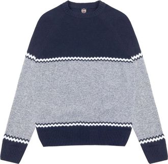 Colmar Trui met ronde hals - Heren - Thermokleding winter - Grijs - S - Wol - Fitness