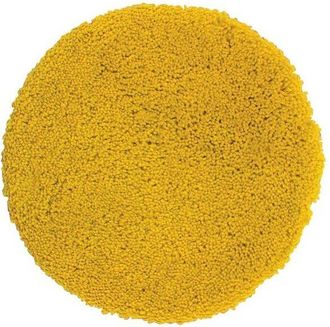 Spirella Spirella - Alfombra De Ba&ntilde;o Redonda De Microfibra Highland &Oslash;110cm Azafr&aacute;n