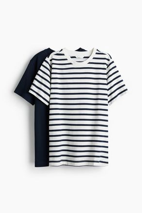 H&M MAMA Before & After 2er-Pack Stillshirts - Blue