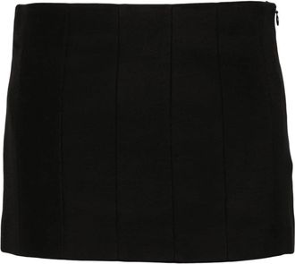 Khaite The Meelar mini skirt - women - Silk/Viscose/Polyamide - 6 - Black