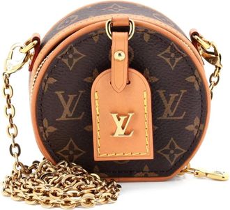 Louis Vuitton Boite Chapeau Necklace Bag Monogram Canvas crossbody bag - Marrone
