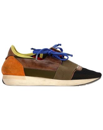 Balenciaga Womens Polyester Race Runner Trainer Shoe (Authentic Pre-Loved)