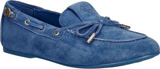 Guess Schoenen, Dames, Blauw, 36 EU, Leer, Aisha Loafers