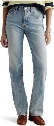 AG - Adriano Goldschmied Sydney Mid-Rise Stovepipe in 17 Years Forlorn Womens Jeans 17 Years Forlorn : 30 32, Cotton/Denim/Elastane