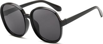 Generic Large Frame Men Sunglasses Commuter Vacation Sports Women Sun Glasses(Black)