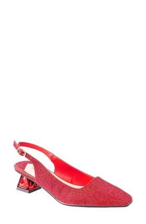 Lady Couture Ruby Slingback Pump in Red at Nordstrom Rack, Size 11