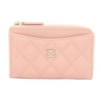 Chanel Pink Grained Calfskin Coin Purse/Coin Case (Pre-Owned)