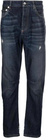 Brunello Cucinelli Heren, Jeans, Blauw, Maat: XL Denim