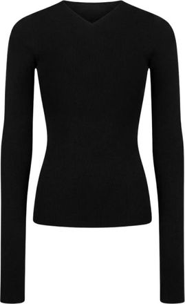 Rick Owens Temple Top - Dames - Longsleeves - Zwart - S - Tops