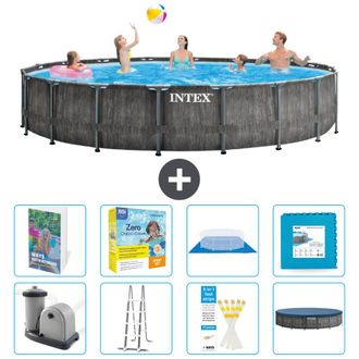 Intex Piscina Prism Frame Redonda - 549x122 Cm - 9-piezas S566