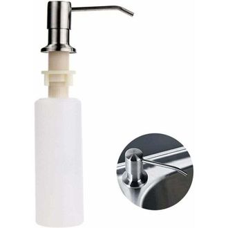 OEM Dispenser Di Sapone In Acciaio Inox Per Lavello Da Cucina, Ricaricabile E Integrato Con Detergente