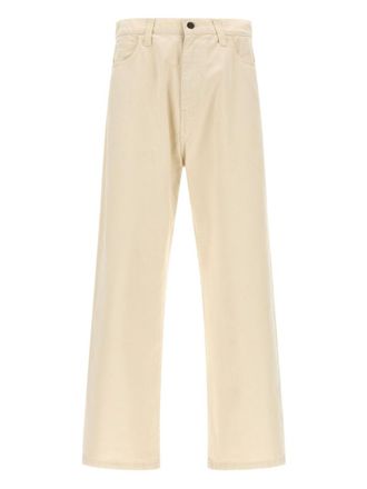 Carhartt Work in Progress Beige Mid Rise Jeans
