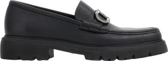 Ferragamo Black Cocoon Loafers