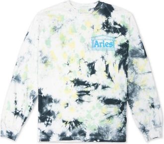Aries T-shirt met lange mouwen en ronde hals - Heren - Sweatshirts - Veelkleurig - XS - Katoen - Hoodies & sweatvesten