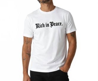Kinetix Rich In Peace Organic Tee In White