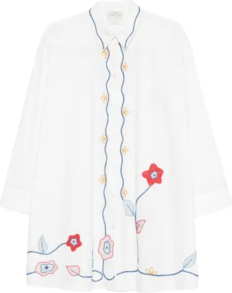 Forte_Forte Womens Embroidered Cotton Shirt