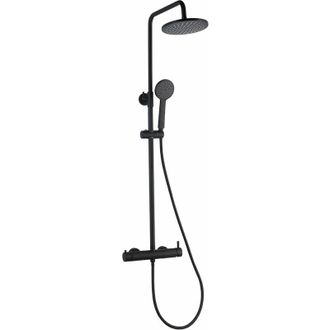 OEM Lluvibath Co5000500s084030 Clement Columna Ducha Negro Mate
