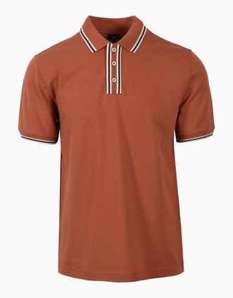 Paul Smith Mens PAUL SMITH REG FIT POLO SHIRT RED - Size: 38